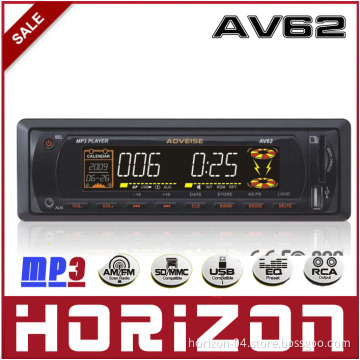 AV62 Electric Adjustment Car MP3 Player, Perpetual Calendar Display, Car MP3 Player